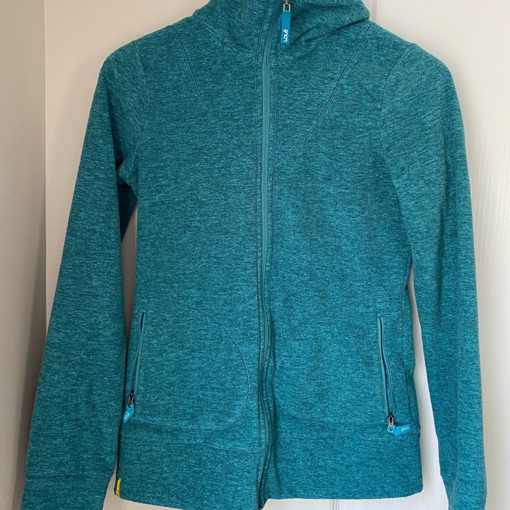 Lole fleece zip up jacket. Size S